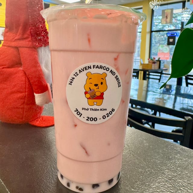 Trà Sữa Dâu (Strawberry Milk Tea).