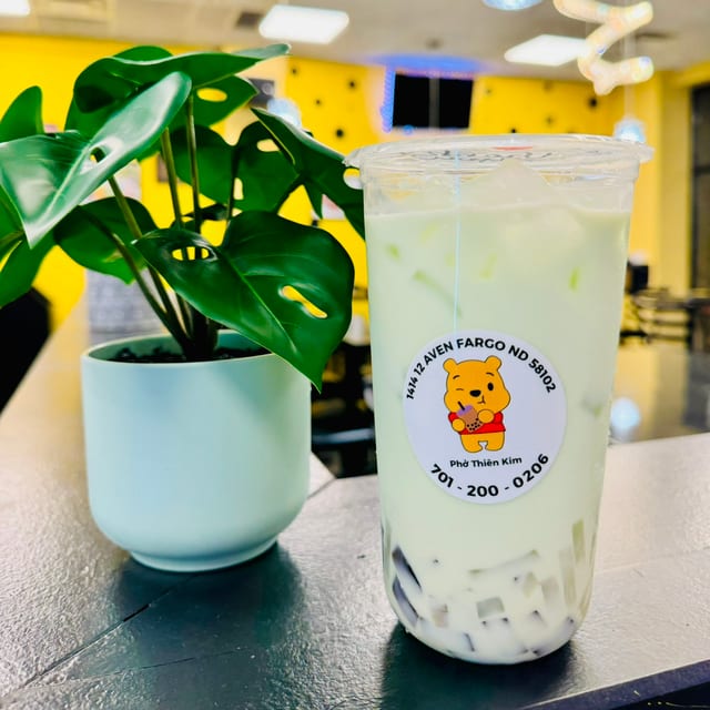 Trà Sữa Dưa Gang (Honeydew Milk Tea).