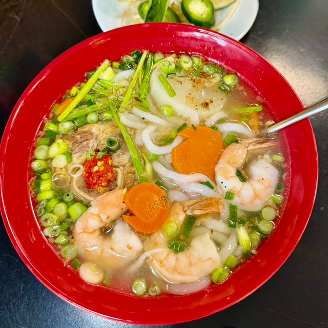 66. Bánh Canh Giò Heo (Udon Tapioca Or Noodle Pork Soup).