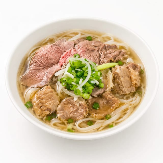 19H. Phở Tái Nam (Sliced Beef with Brisket Noodle Soup).