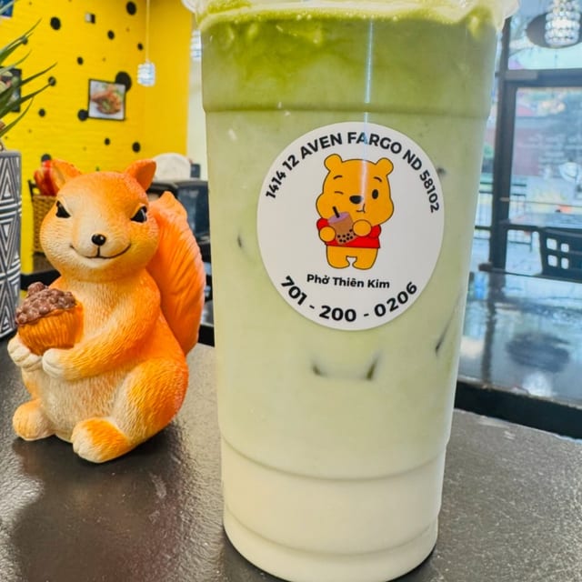 42B. Trà Sữa Matcha (Matcha Milk Tea).