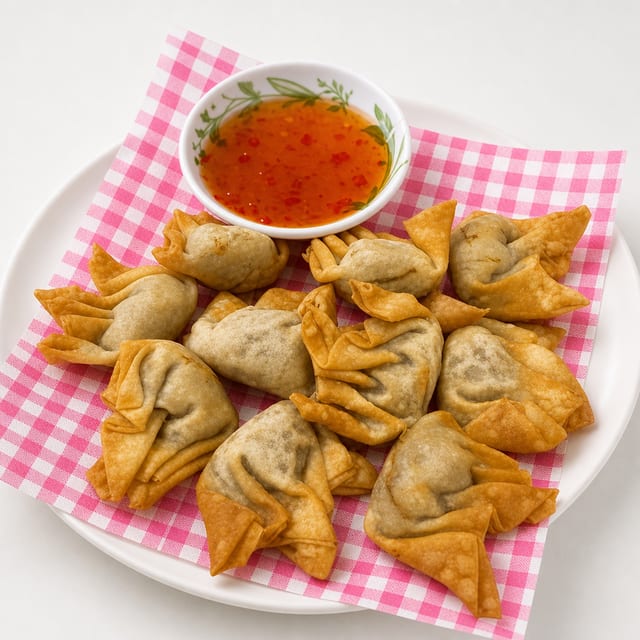 5F. Hoành Thánh Chiên (Deep Fried Wonton).