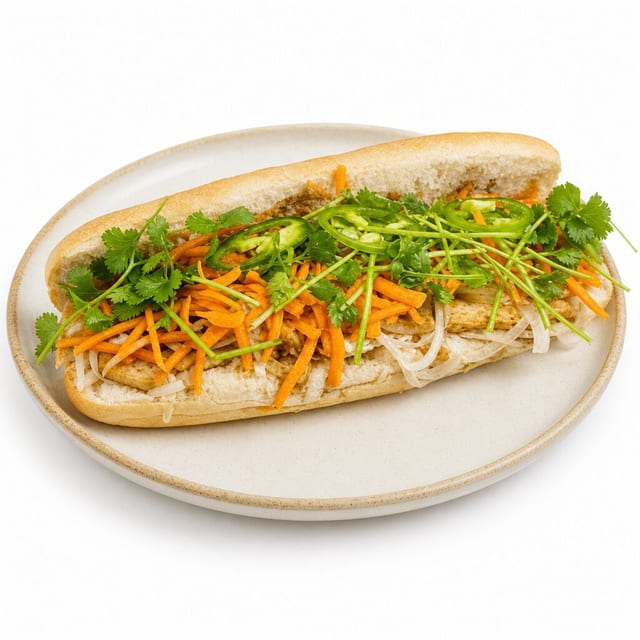 8B. Bánh Mì Chay (Vegetarian Sub).