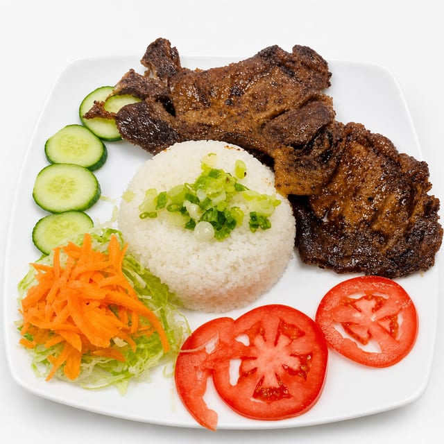 29. Cơm Sườn Nướng (Grilled Pork Chop).