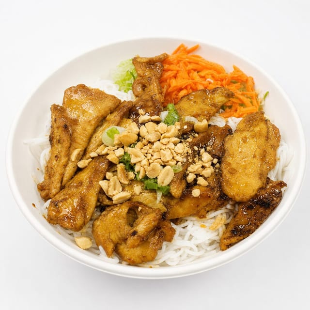 21. Bún Thịt Nướng (Grilled Pork Vermicelli).