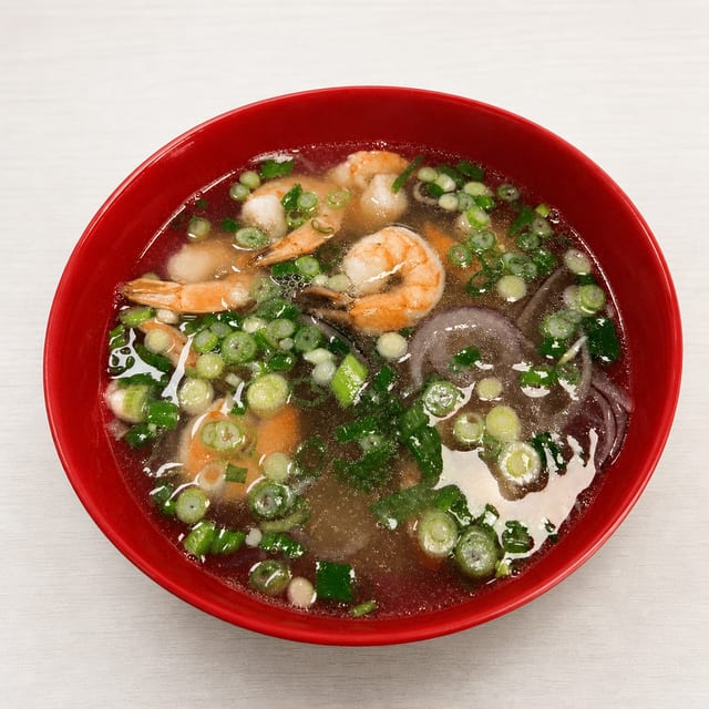 19F. Phở Tôm (Shrimp Noodle Soup).