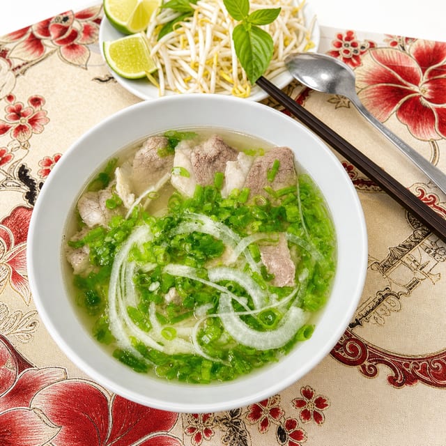 17. Phở Chín Nạm (Beef Brisket Noodle Soup).