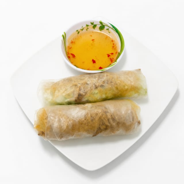 2. Gỏi Cuốn Bì (Shredded Pork Spring Rolls).