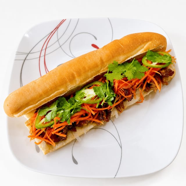 8. Bánh Mì Heo Nướng (Grilled Pork Sub).