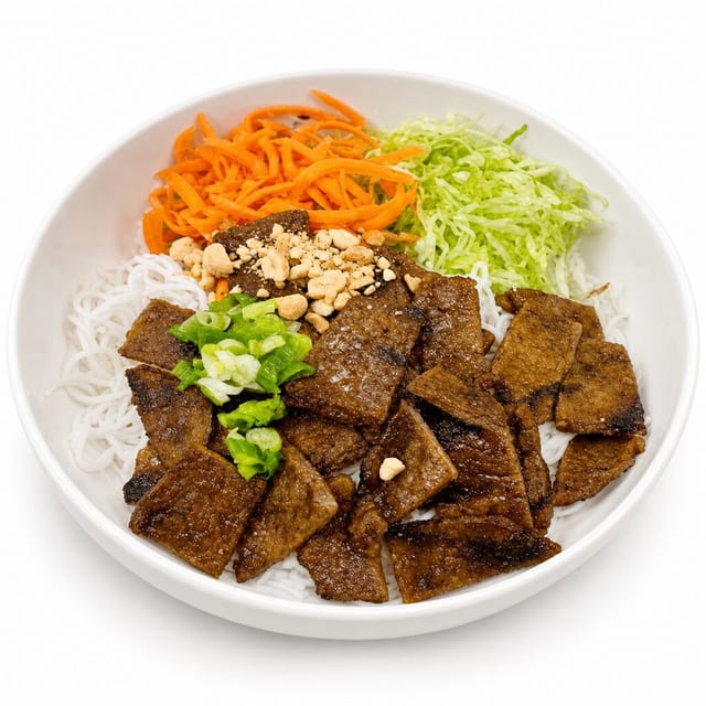 25. Bún Bò Nướng (Grilled Beef Vermicelli).
