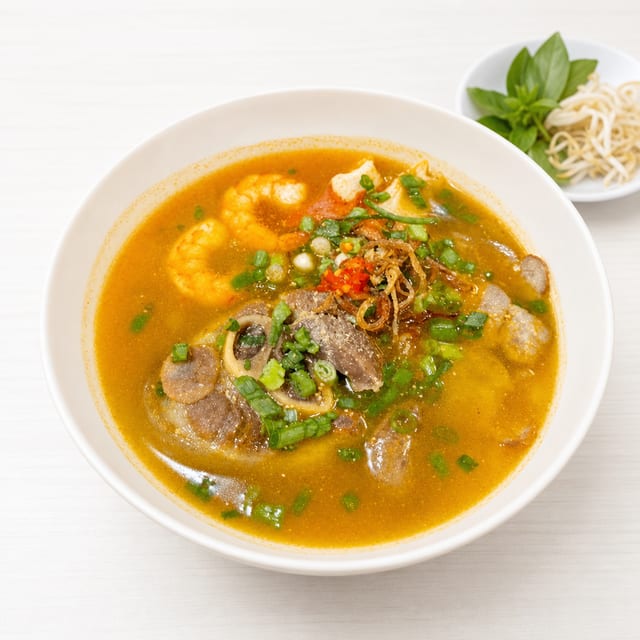 65. Bánh Canh Cua (Vietnamese Crab Noodle Soup).