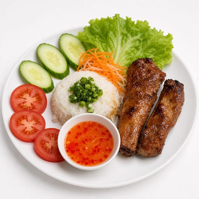 32. Cơm Sườn Cây (Pork Back Ribs).